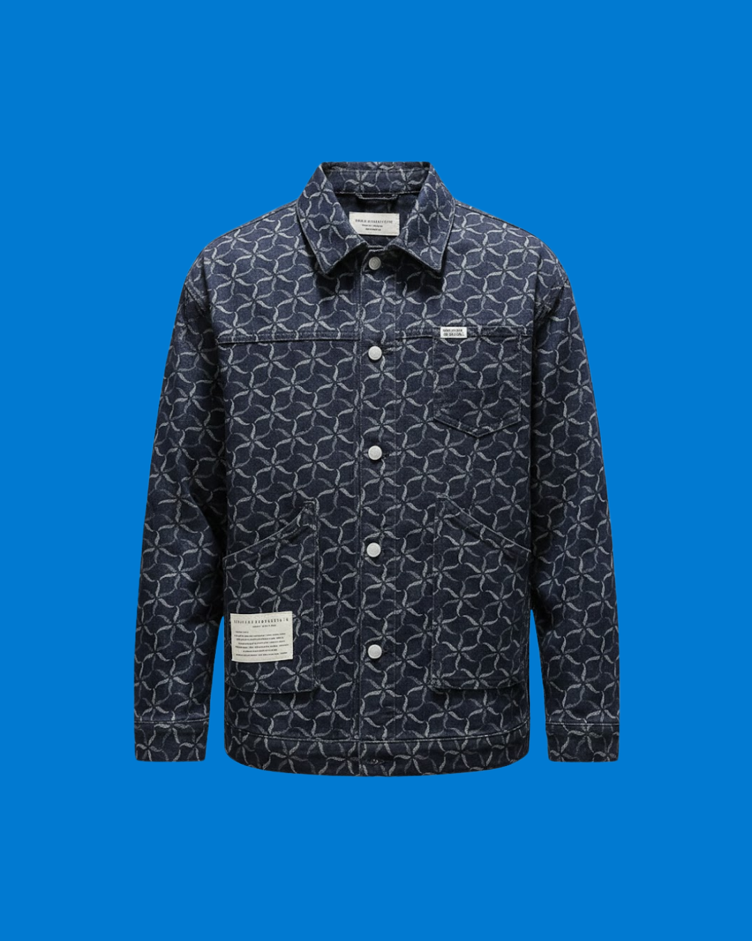 Flower of life: Denim Jacket