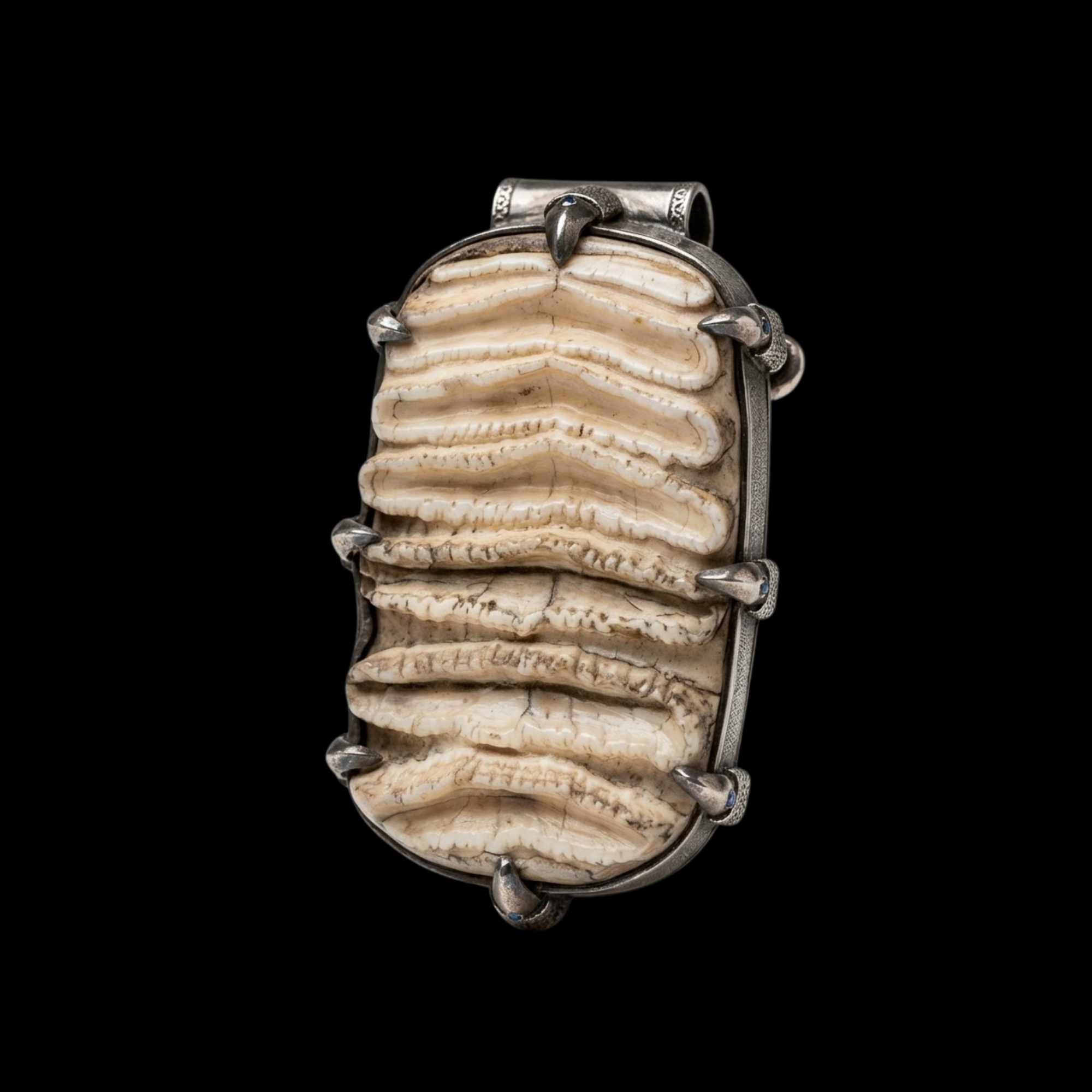 Mammoth Ivory Dragon Pendant