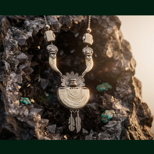 Ancient "Hopi" Warrior Spirit - Necklace